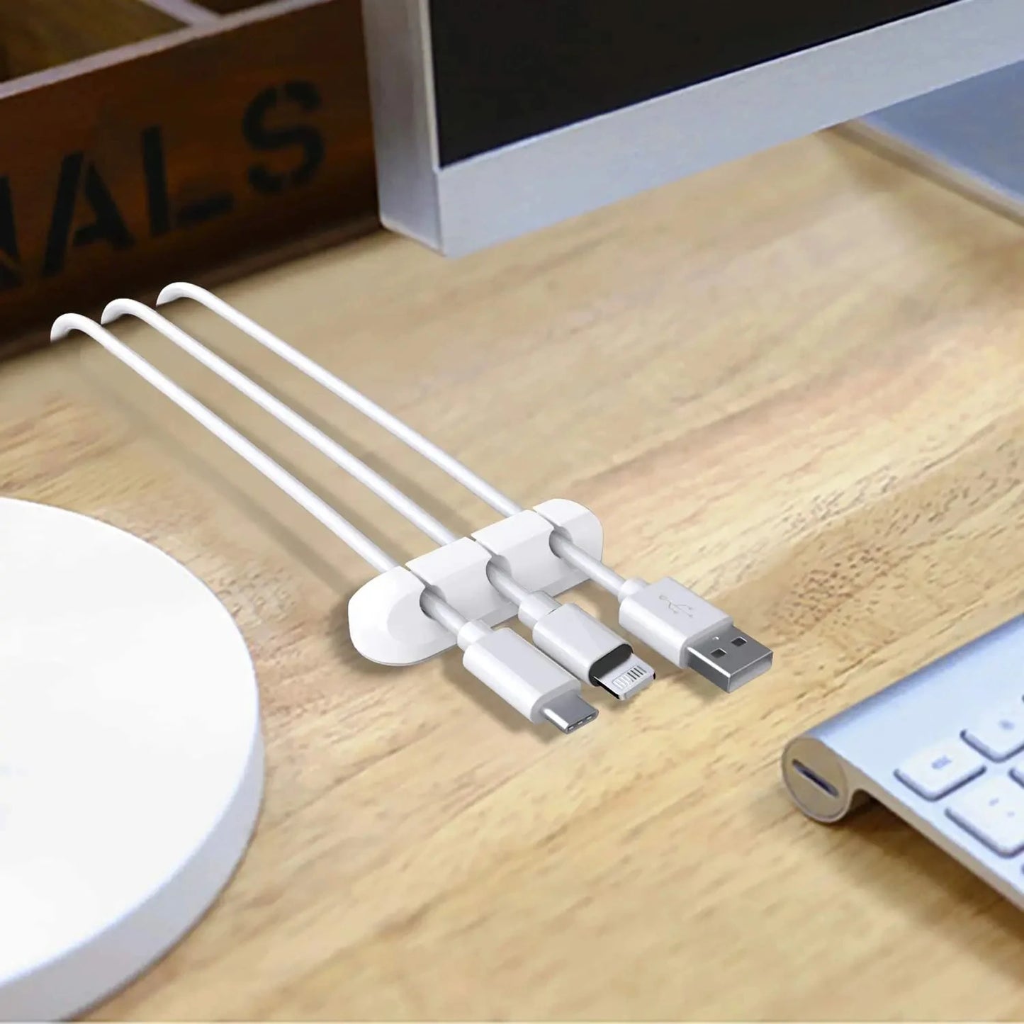 Neat & Tidy: Adjustable Cable Management Solution